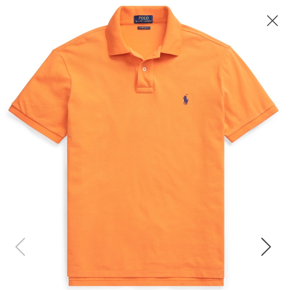 Classic fit Polo by Ralph Lauren orange shirt